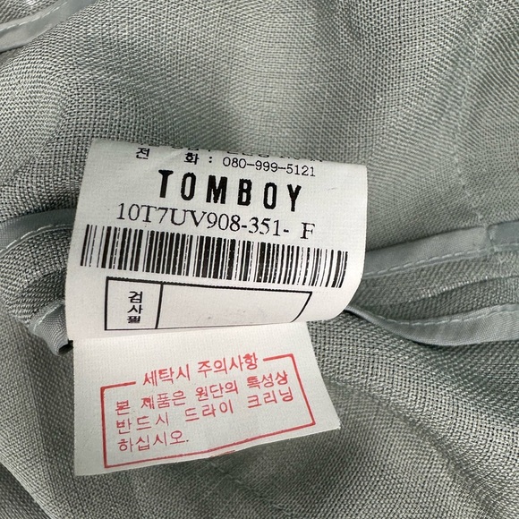 Tomboy Elegant Mint Color Sleeveless Dress/Blazer One Size. #70 - Picture 13 of 13